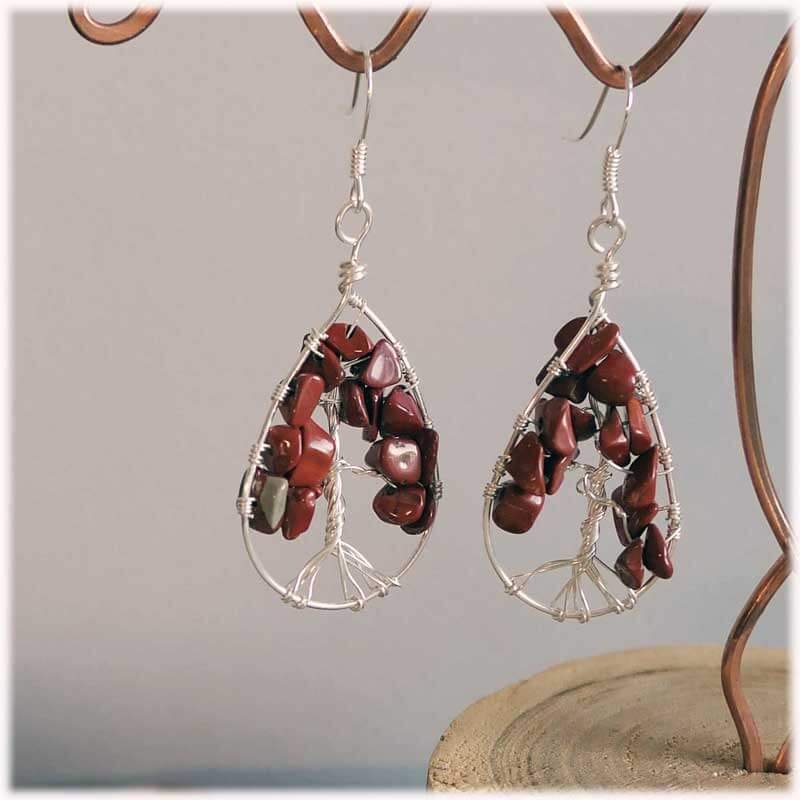 boucles pendantes fait main